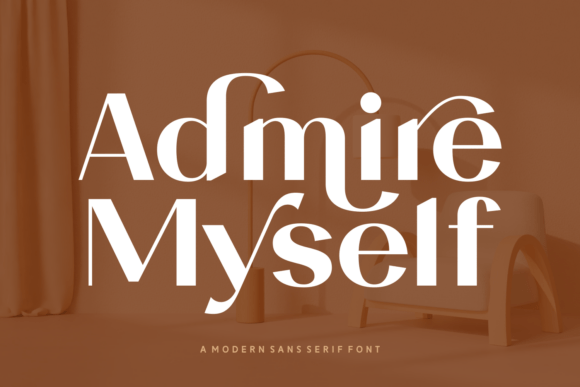 Admire Myself: A Modern Sans Serif for Editorial Elegance