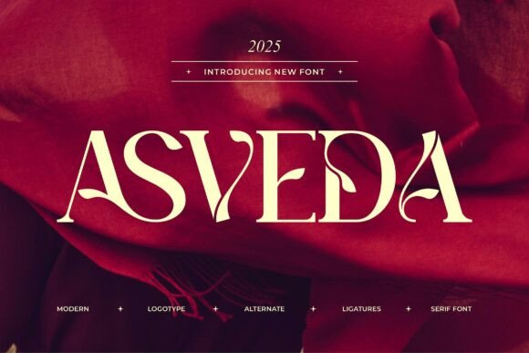 Asveda Serif: A Modern Serif Font for Branding