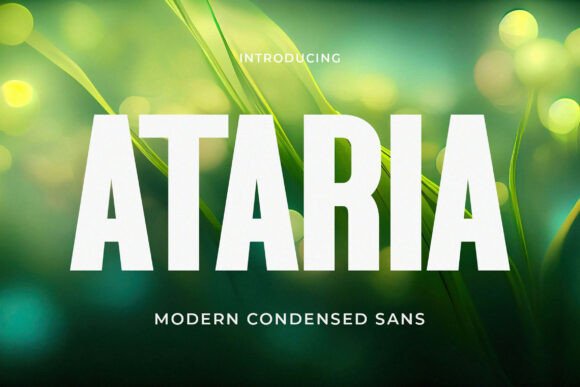 Ataria Font for Modern Branding
