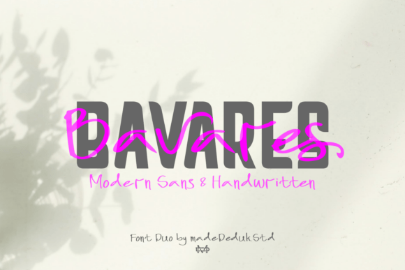 Bavares: A Timeless Font Duo for Modern Editorial Design