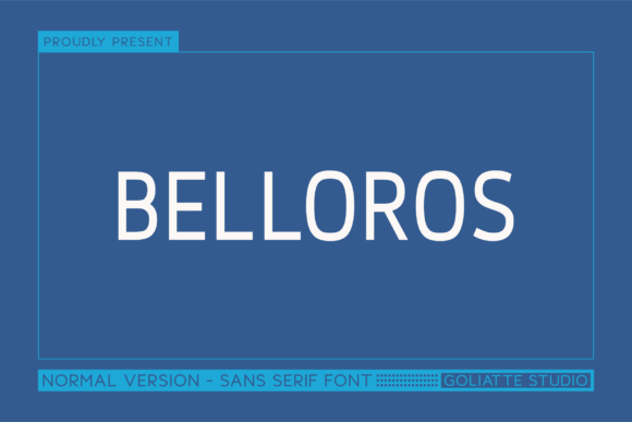 Belloros: A Modern Sans Serif Font for Handmade Creations