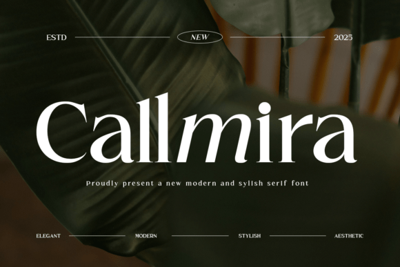 Callmira: A Sophisticated Serif Font for Handmade Creations