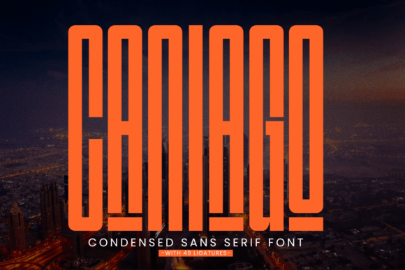 Caniago: A Bold Sans Serif Font for Craft and Commerce