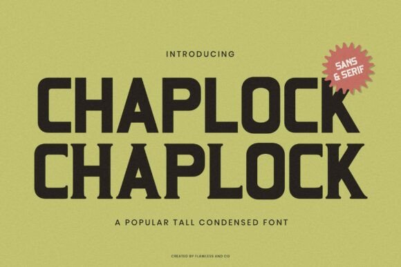 Chaplock: A Modern Typeface for Bold Web Design