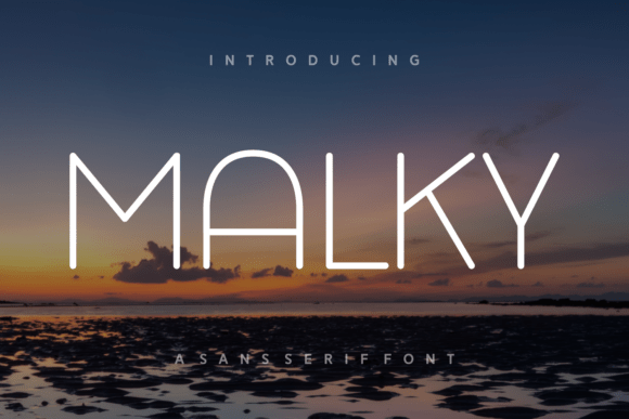 Choosing Malky for a Modern Editorial Layout