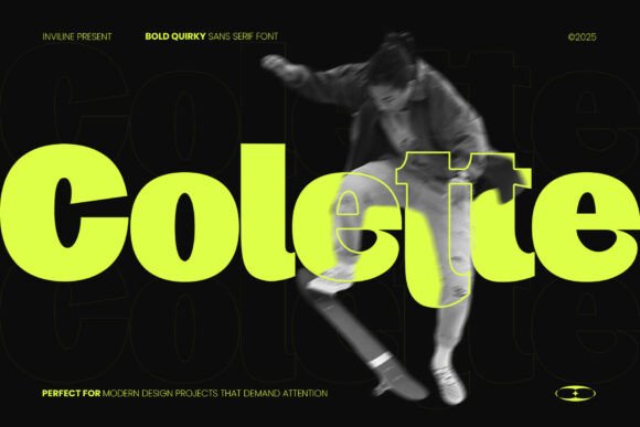 Colette Regular: A Bold Sans Serif for Attention-Grabbing Campaigns