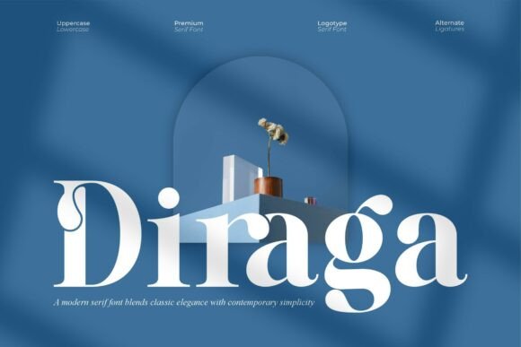 Diraga: A Modern Serif Font for Web Design