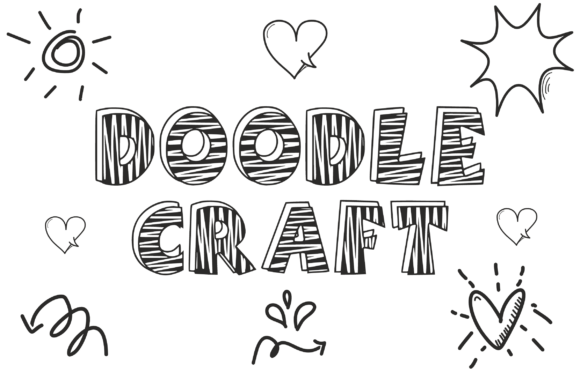 Doodle Craft: A Playful Font for Editorial Design