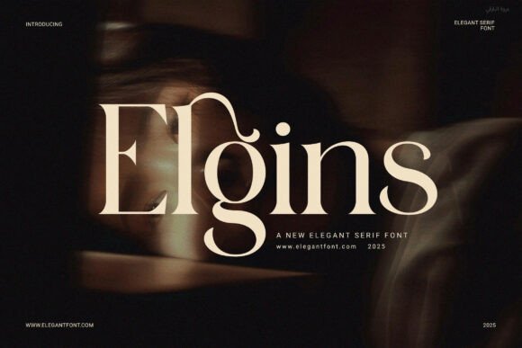 Elgins Serif Font for Handmade Creations