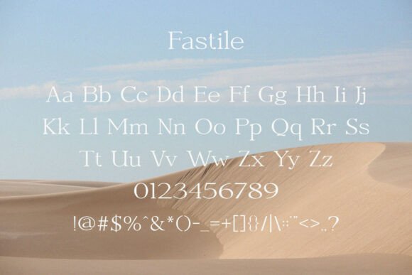 Fastile Serif Font for Modern Web Design