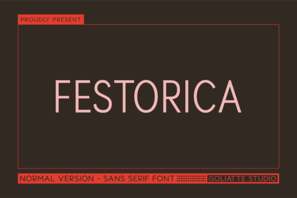 Festorica: A Bold Sans Serif for Modern Web Design