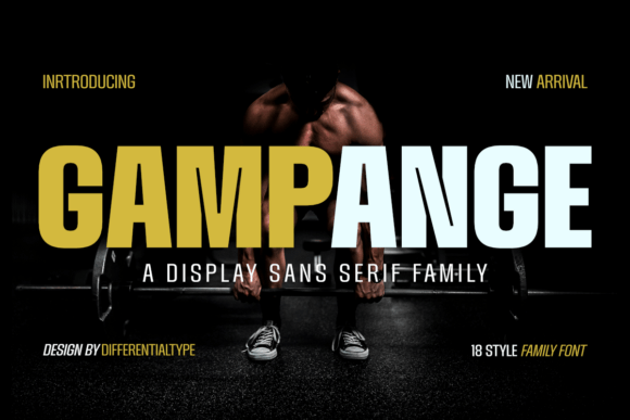 Gampange Regular: A Bold Font for Strong Branding
