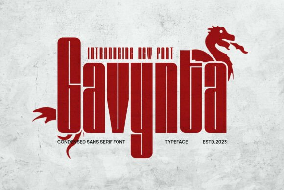 Gavynta: A Modern Sans Serif Font for Professional Branding