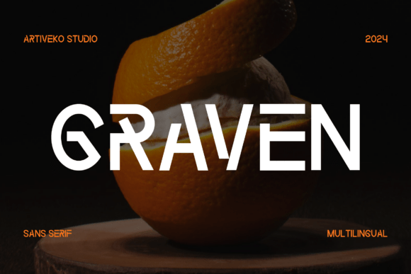 Graven: A Bold Sans Serif for Modern Branding