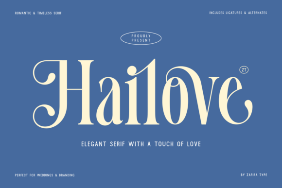 Hailove: A Timeless Serif Font for Web Design
