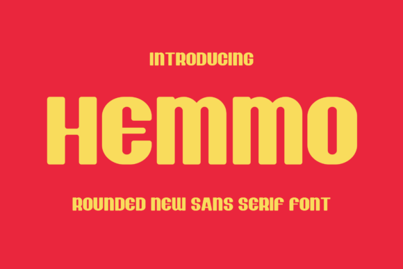 Hemmo: A Playful Sans Serif Font for Editorial Design