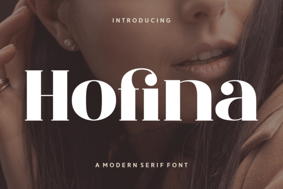 Hofina: A Bold Serif Font for Modern Branding