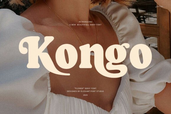 Kongo – A Stylish Serif Font for Polished Branding
