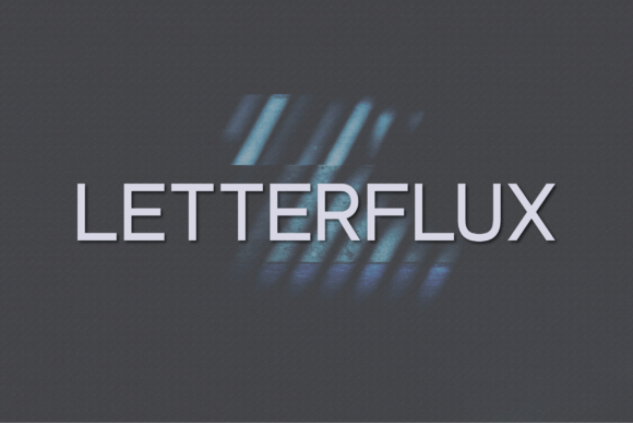Letterflux: The Bold Sans Serif Typeface for Modern Editorial Design