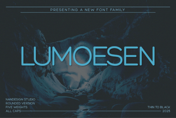 Lumoesen Rounded: A Modern Sans Serif Font for Bold Branding