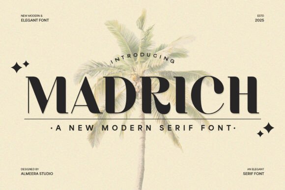 Madrich: A Modern Serif Font for Professional Branding