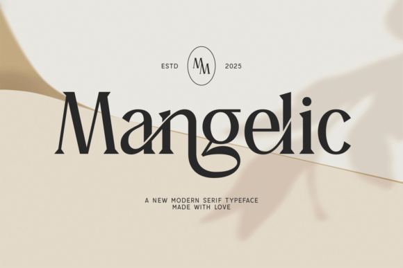Mangelic: A Modern Serif Font for Handmade Creations