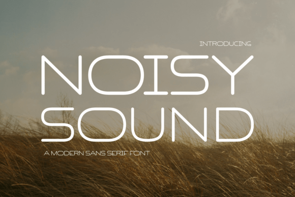 Noisy Sound Font for Modern Web Design