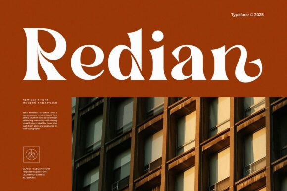 Redian Serif for Editorial Design and Branding