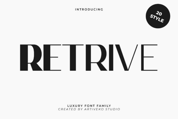 Retrive Regular for Professional Branding
