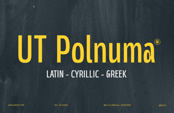 Ut Polnuma: A Modern Sans Serif Font for Campaign Creatives