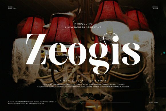 Zeogis: A Modern Serif Font for Web Design Projects